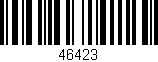 Código de barras (EAN, GTIN, SKU, ISBN): '46423'