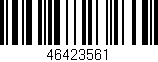 Código de barras (EAN, GTIN, SKU, ISBN): '46423561'