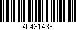 Código de barras (EAN, GTIN, SKU, ISBN): '46431438'