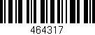Código de barras (EAN, GTIN, SKU, ISBN): '464317'