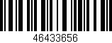 Código de barras (EAN, GTIN, SKU, ISBN): '46433656'