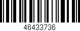 Código de barras (EAN, GTIN, SKU, ISBN): '46433736'