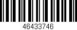 Código de barras (EAN, GTIN, SKU, ISBN): '46433746'