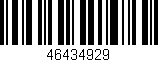 Código de barras (EAN, GTIN, SKU, ISBN): '46434929'