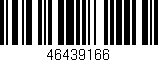 Código de barras (EAN, GTIN, SKU, ISBN): '46439166'