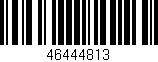 Código de barras (EAN, GTIN, SKU, ISBN): '46444813'