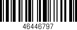 Código de barras (EAN, GTIN, SKU, ISBN): '46446797'