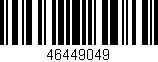 Código de barras (EAN, GTIN, SKU, ISBN): '46449049'