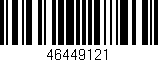 Código de barras (EAN, GTIN, SKU, ISBN): '46449121'