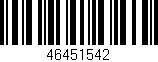 Código de barras (EAN, GTIN, SKU, ISBN): '46451542'