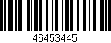 Código de barras (EAN, GTIN, SKU, ISBN): '46453445'