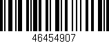 Código de barras (EAN, GTIN, SKU, ISBN): '46454907'