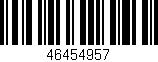Código de barras (EAN, GTIN, SKU, ISBN): '46454957'