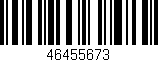 Código de barras (EAN, GTIN, SKU, ISBN): '46455673'