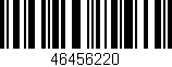 Código de barras (EAN, GTIN, SKU, ISBN): '46456220'