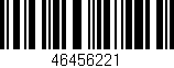Código de barras (EAN, GTIN, SKU, ISBN): '46456221'