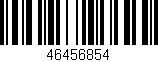 Código de barras (EAN, GTIN, SKU, ISBN): '46456854'
