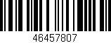 Código de barras (EAN, GTIN, SKU, ISBN): '46457807'