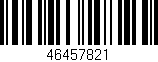 Código de barras (EAN, GTIN, SKU, ISBN): '46457821'