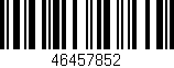 Código de barras (EAN, GTIN, SKU, ISBN): '46457852'