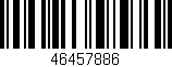 Código de barras (EAN, GTIN, SKU, ISBN): '46457886'