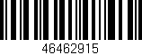 Código de barras (EAN, GTIN, SKU, ISBN): '46462915'