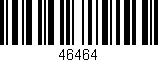 Código de barras (EAN, GTIN, SKU, ISBN): '46464'