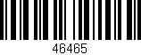 Código de barras (EAN, GTIN, SKU, ISBN): '46465'