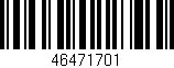Código de barras (EAN, GTIN, SKU, ISBN): '46471701'
