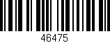 Código de barras (EAN, GTIN, SKU, ISBN): '46475'
