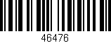 Código de barras (EAN, GTIN, SKU, ISBN): '46476'
