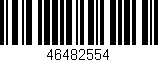 Código de barras (EAN, GTIN, SKU, ISBN): '46482554'