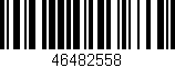 Código de barras (EAN, GTIN, SKU, ISBN): '46482558'