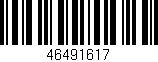 Código de barras (EAN, GTIN, SKU, ISBN): '46491617'