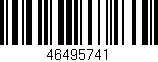 Código de barras (EAN, GTIN, SKU, ISBN): '46495741'