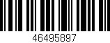 Código de barras (EAN, GTIN, SKU, ISBN): '46495897'