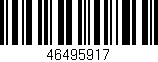 Código de barras (EAN, GTIN, SKU, ISBN): '46495917'