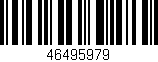Código de barras (EAN, GTIN, SKU, ISBN): '46495979'