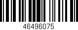 Código de barras (EAN, GTIN, SKU, ISBN): '46496075'