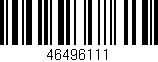 Código de barras (EAN, GTIN, SKU, ISBN): '46496111'