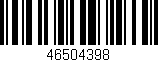 Código de barras (EAN, GTIN, SKU, ISBN): '46504398'