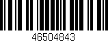 Código de barras (EAN, GTIN, SKU, ISBN): '46504843'