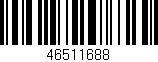 Código de barras (EAN, GTIN, SKU, ISBN): '46511688'