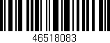 Código de barras (EAN, GTIN, SKU, ISBN): '46518083'