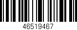 Código de barras (EAN, GTIN, SKU, ISBN): '46519467'