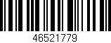 Código de barras (EAN, GTIN, SKU, ISBN): '46521779'