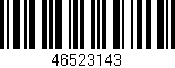 Código de barras (EAN, GTIN, SKU, ISBN): '46523143'