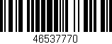 Código de barras (EAN, GTIN, SKU, ISBN): '46537770'