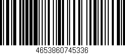 Código de barras (EAN, GTIN, SKU, ISBN): '4653860745336'