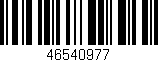 Código de barras (EAN, GTIN, SKU, ISBN): '46540977'
